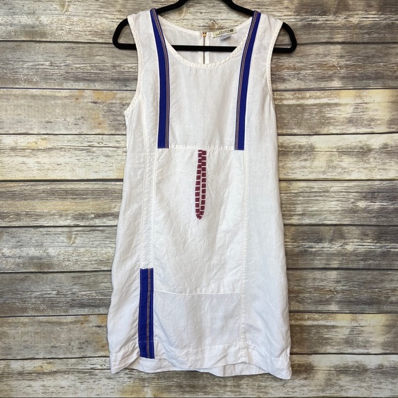 Prairie underground XS White linen dress